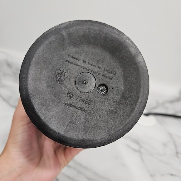 Hyperchiller Black Iced Plastic Coffee Beverage Patented Cooler Container Mug - Picture 9 of 11